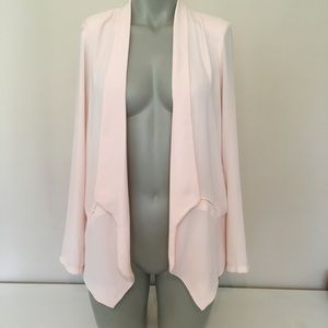 ASTR Sheer Blush Pink Blazer